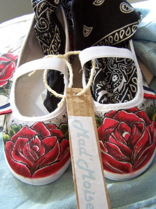 Traditional tattoo shoes MadMoiselle Hooch
