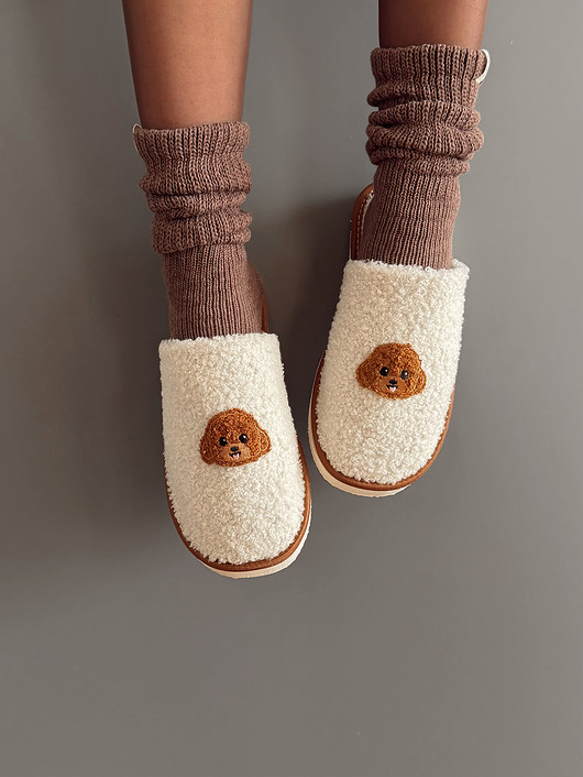 kapcie damskie Kapcie damskie Poodle