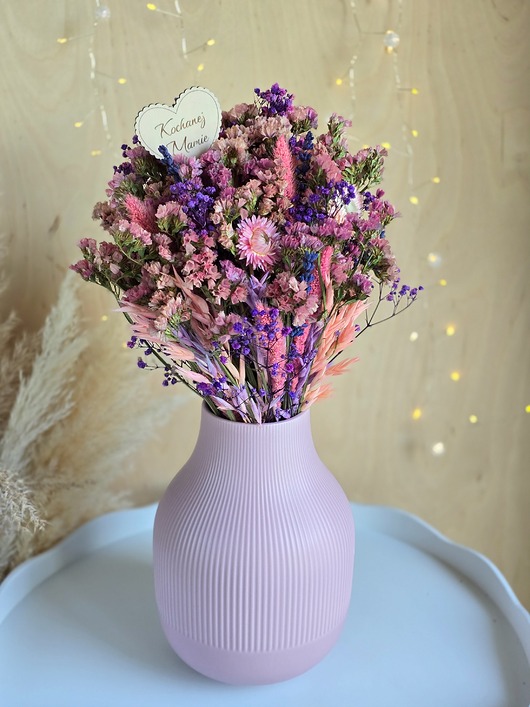 dodatki - różne Bukiet suszonych kwiatów dla Mamy - prezent na Dzień Mamy