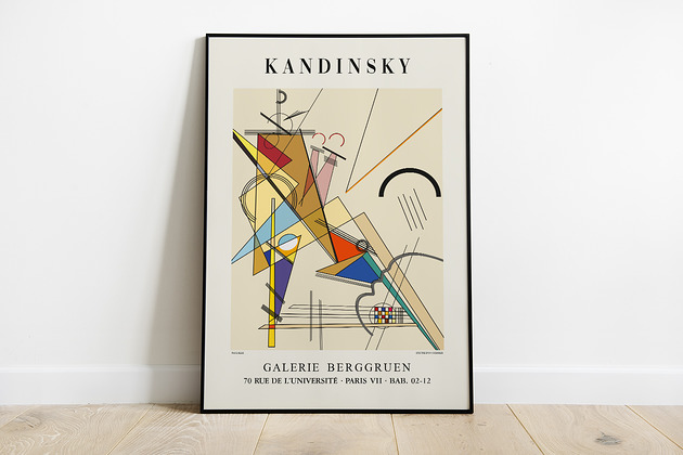 Wassily Kandinsky- plakat wystawowy Pas De LArt