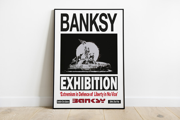 Banksy-Plakat do wystawy Pas De LArt