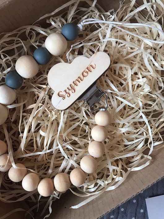 Personalizowana zawieszka do smoczka Poscielarnia