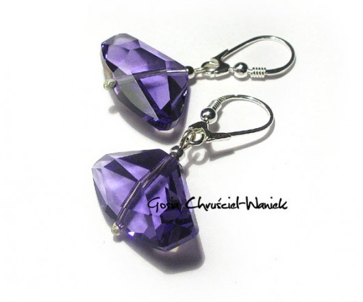 kryształ Swarovski tanzanite Gosia Chruściel-Waniek