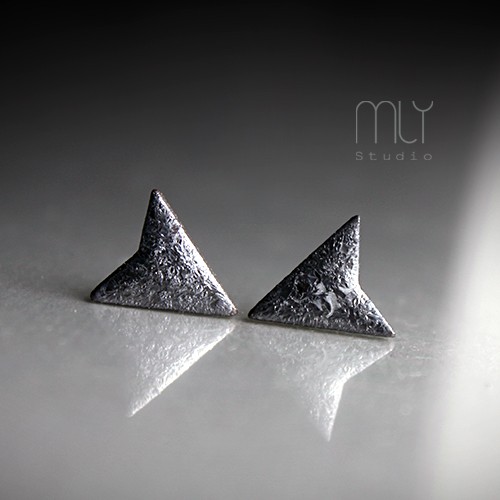 kolczyki ceramiczne Rakietowe Lato/stal chirurgiczna/