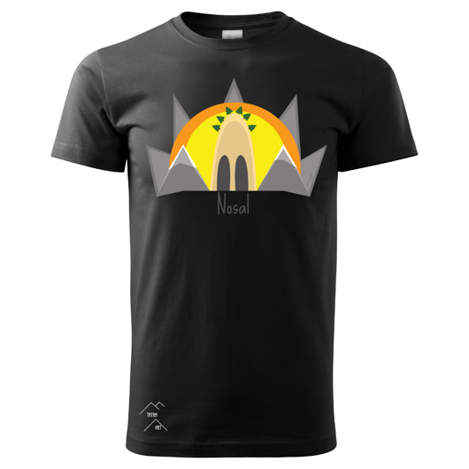 t-shirty męskie Nosal grafika by Szymon Rabiasz black men