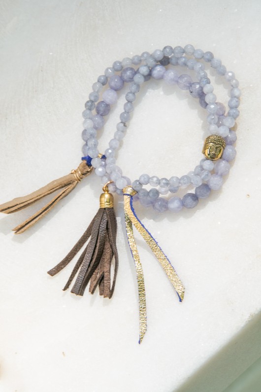 HEAVENLY BUDDHA / bransoletka z Buddą jadeity NOMAD ACCESSORIES
