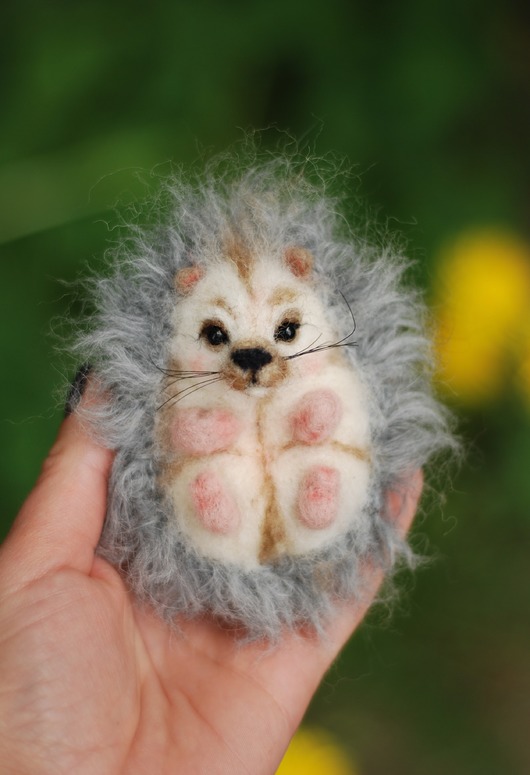 Jeżyk Miniaturka- szary BoboLobo Handicraft