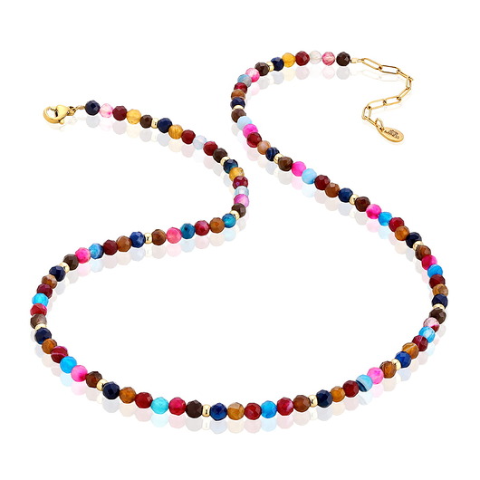 korale Naszyjnik z kamieni naturalnych - agat