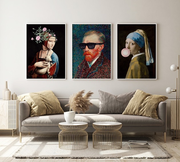 plakaty Zestaw 3 plakatów - Kobiety i Vincent