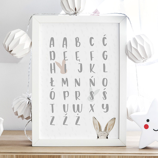 PLAKAT ALFABET  P127 Yoko Design