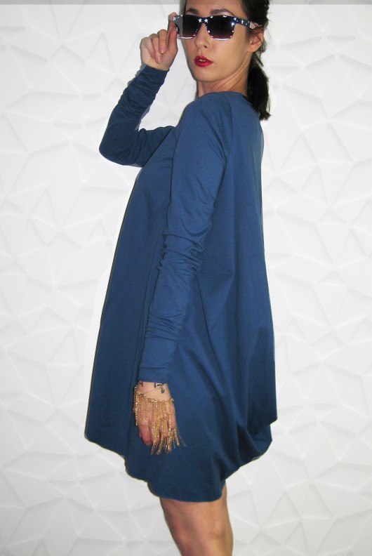 MINIMAL DRESS blue SAMPEL QuiteNormal