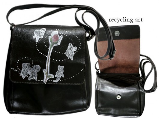 RÓŻANY ORSZAK Recycling art