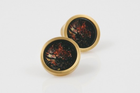 Good Night New York –  złote spinki XXXFruit Bijoux