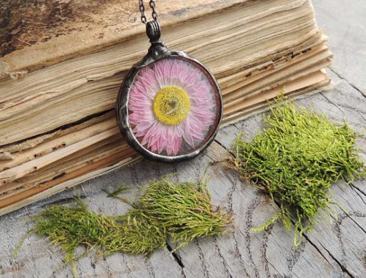 Terrarium różowy kwiat MARIAELA