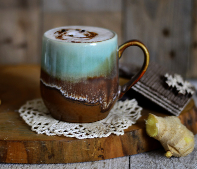 kubki Kubek na herbatę, kawę. Duży kubek ceramiczny Mati