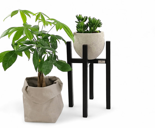 kwietniki Kwietnik na nóżkach stojak dąb czarny  20/h40