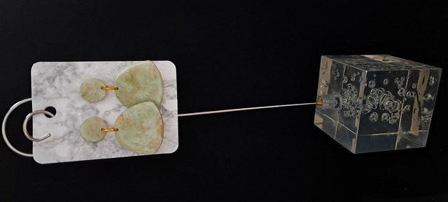 kolczyki z masy plastycznej Kolczyki odwrócona uchiwa