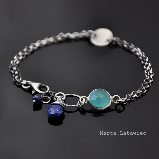 bransoletki z kamieni naturalnych Sapphire salute