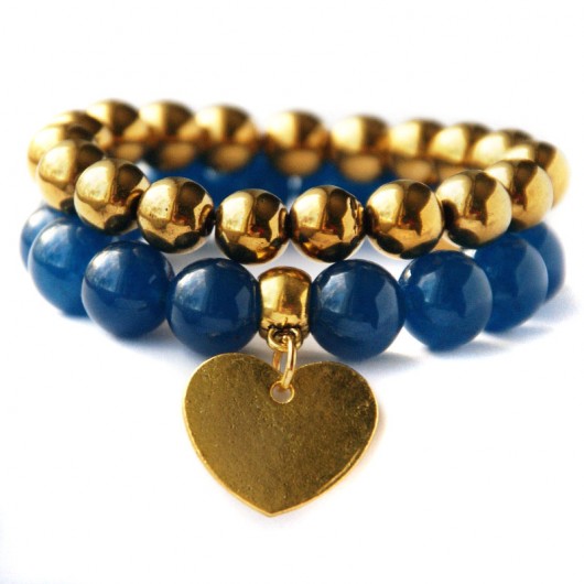 KOMPLET :: teal & gold kaktusia