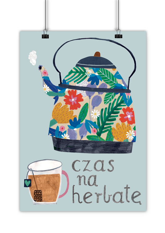 plakaty Plakat  Czas na Herbatę