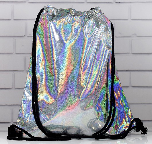 PLECAK worek W62 holograficzny unicorn  estilo