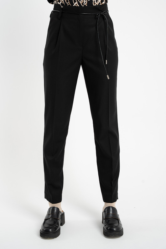 spodnie materiałowe damskie Spodnie Sting New Black