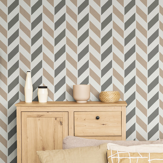 tapety i naklejki ścienne Powtarzalny szablon malarski / INVERSE HERRINGBONE CHEVRON
