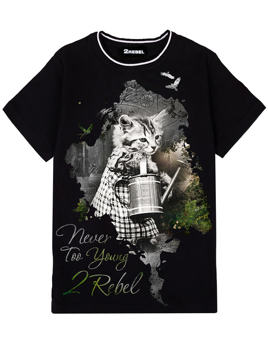 T-shirt 2REBEL dziecięcy Via dei Sarti studio