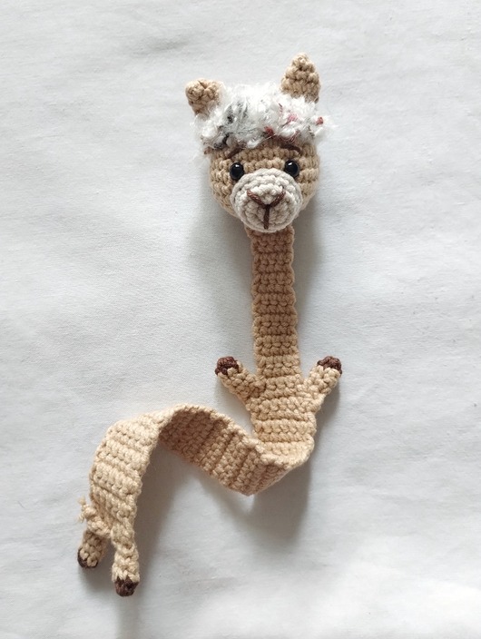 zakładki do książek Zakładka do książki lama