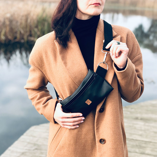 Mała torebka - Mini Pocket Black - czarna Militu