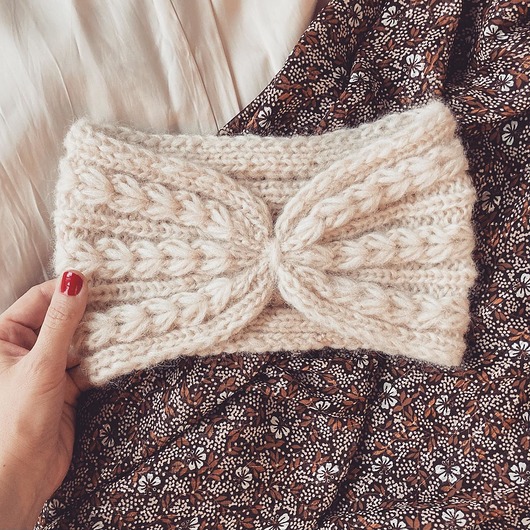 Opaska z Alpaki Sylwia Grzelczyk Knitwear