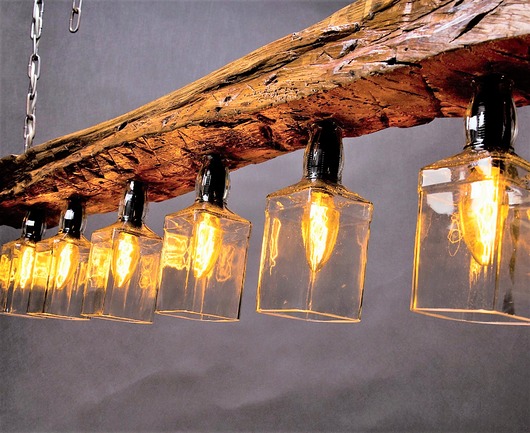 Designerska, nowoczesna lampa loft handmade. Light My Fire
