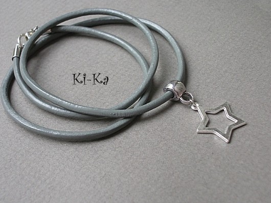 Blue and grey 4 - bransoletka KiKa pracownia