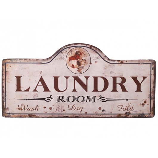 Szyld metalowy Laundry Room MIA home