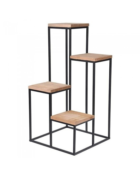 Kwietnik Metalowy Ekspozytor na 4 Kwiaty MIA home