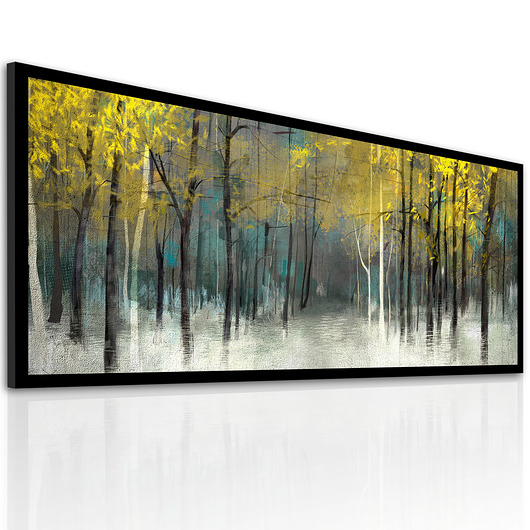 obrazy Obraz na płótnie pejzaż, las, PEJZAŻ- 147x60cm