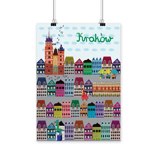 plakaty Plakat Kraków Kamieniczki