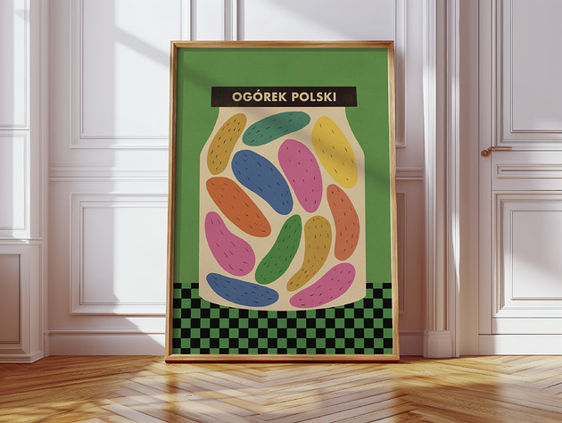 plakaty Plakat Ogórki