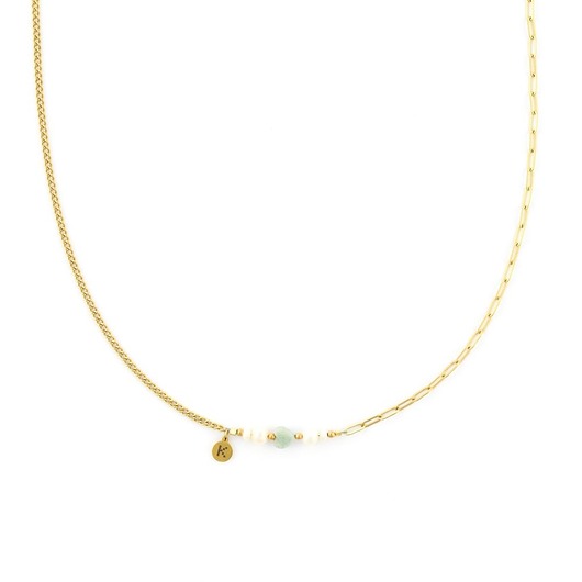 naszyjniki - inne Baby Bestseller! Naszyjnik z sercem Amazonitu - kamień młodości