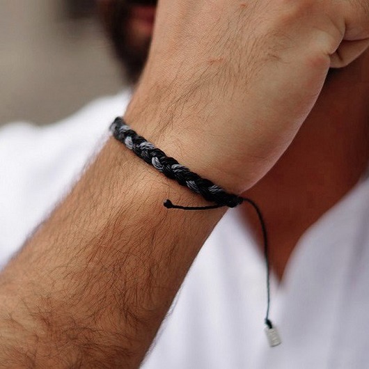 Big braid -BLACK GRAY SHEandHE