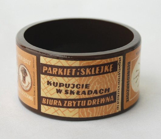 PRL -parkiet i sklejka w Biurach Zbytu Drewna artrachela
