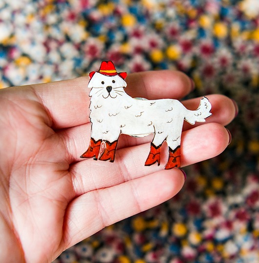 broszki Broszka Jerry Cowboy