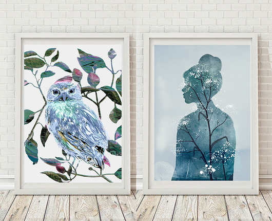 2 ilustracje | 40x50 cm Anita Tomala