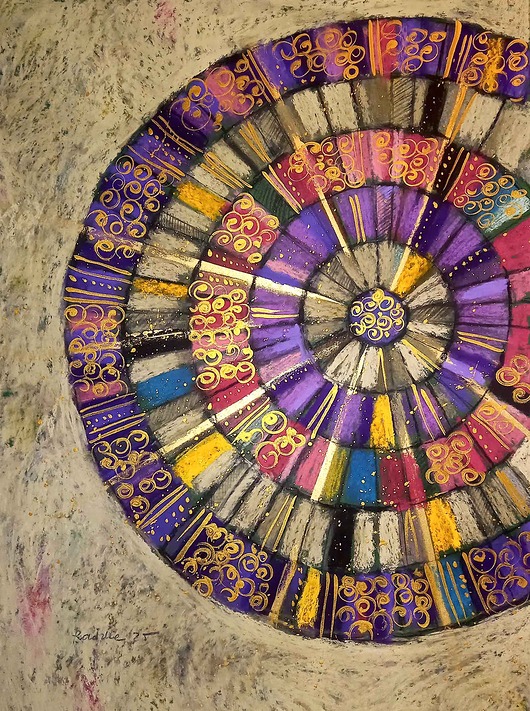 grafiki i ilustracje Mandala 28 - rysunek B2 unikat