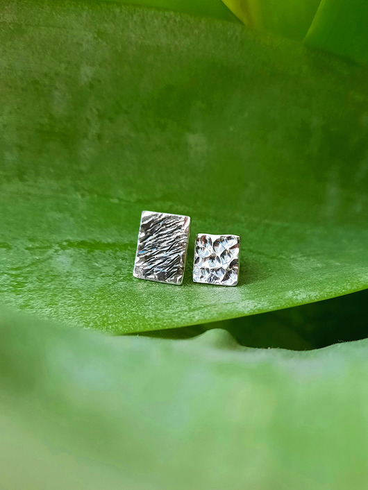 kolczyki srebrne Kolczyki srebrne ODMIENNI  Kolekcja Minimal