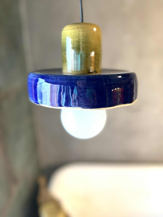 lampy wiszące Lampa ceramiczna wisząca Fjord 