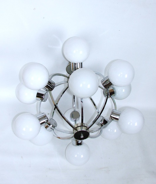 lampy wiszące Żyrandol Space Age , Lata 70.