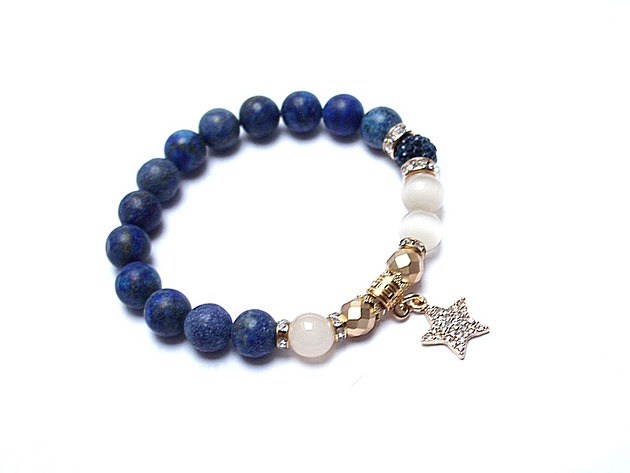 Kolekcja Rich - Star Navy blue KiKa pracownia
