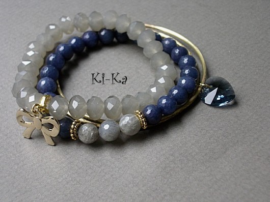 Dark blue and grey - set KiKa pracownia