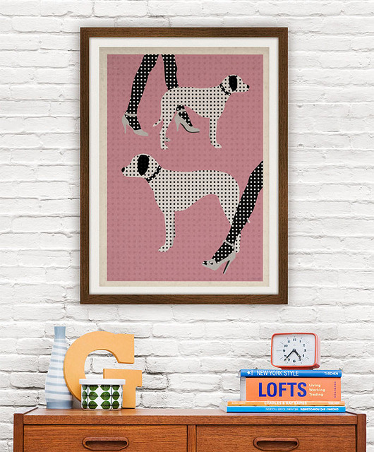 plakaty Dalmatyńczki - plakat 50x70 cm fine art